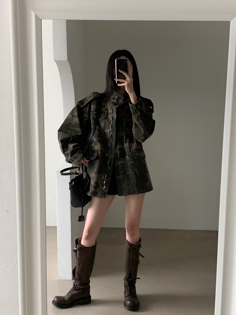 VERANDA韓國直郵女裝新品人氣熱賣時尚推薦休閑真品夾克水洗VERANDA夾克
