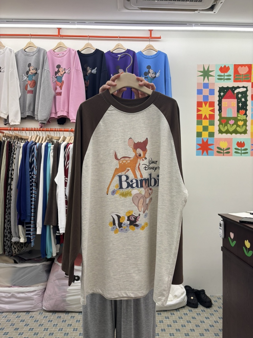 TOLL韓國代購女裝新品人氣休閑時尚真品推薦熱賣長袖T恤TOLL長袖T恤圖色1
