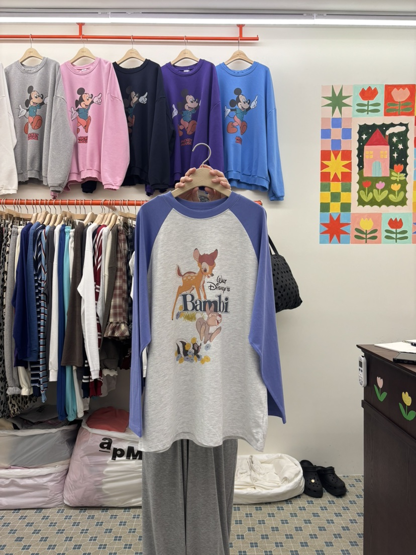 TOLL韓國代購女裝新品人氣休閑時尚真品推薦熱賣長袖T恤TOLL長袖T恤圖色2