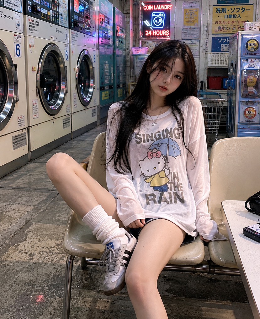 ARTE STUDIO/ATTENTION EDITORIAL韓國直郵女士新款真品長袖T恤天絲ARTE STUDIO/ATTENTION EDITORIAL長袖T恤