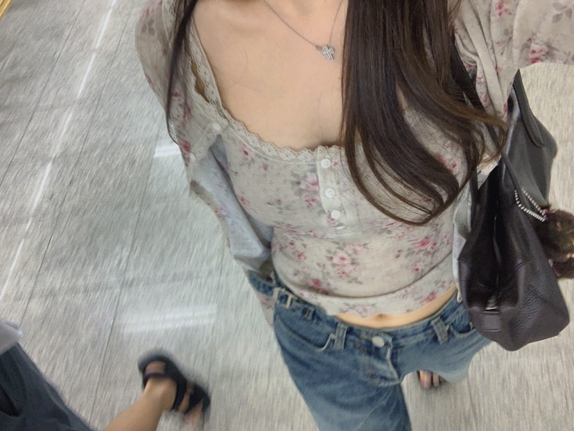 LA CREME東大門代購女士新款熱賣推薦時尚吊帶背心提花無袖LA CREME吊帶/背心