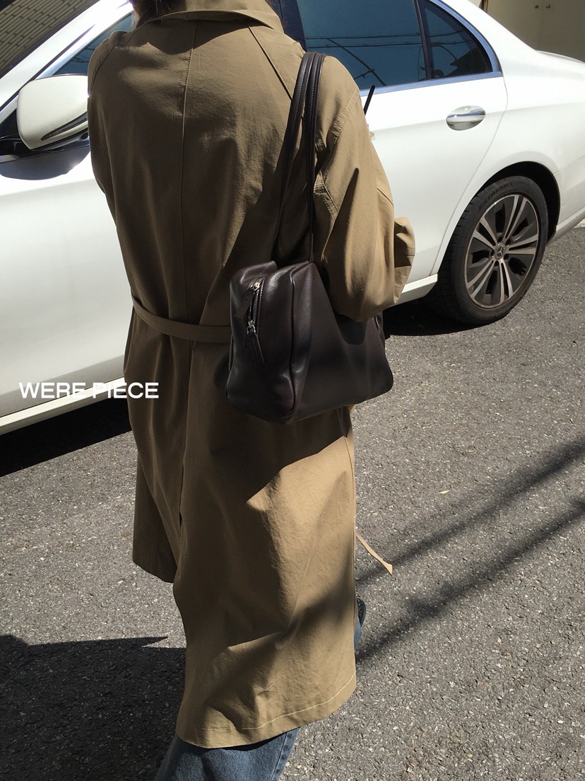 KARE/WEREPIECE東大門實拍女士新款休閑熱賣長款風衣含腰帶KARE/WEREPIECE長款風衣