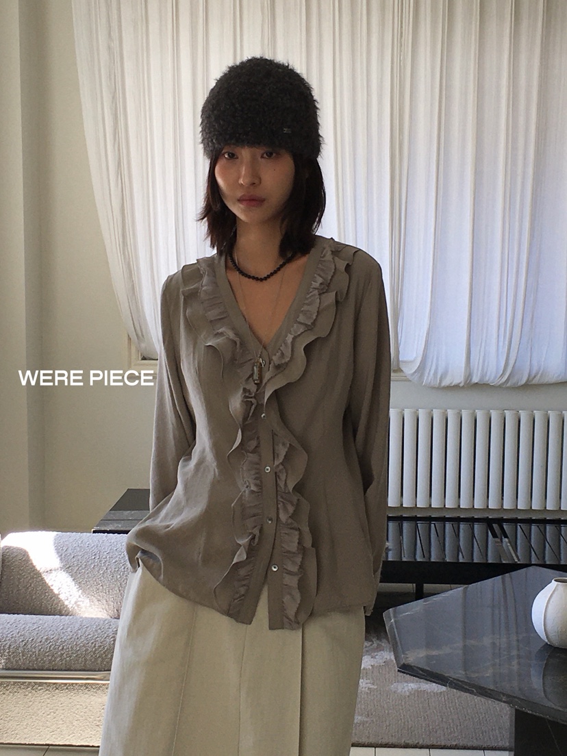 KARE/WEREPIECE東大門直郵女士新品真品推薦長裙人字紋口袋KARE/WEREPIECE長裙