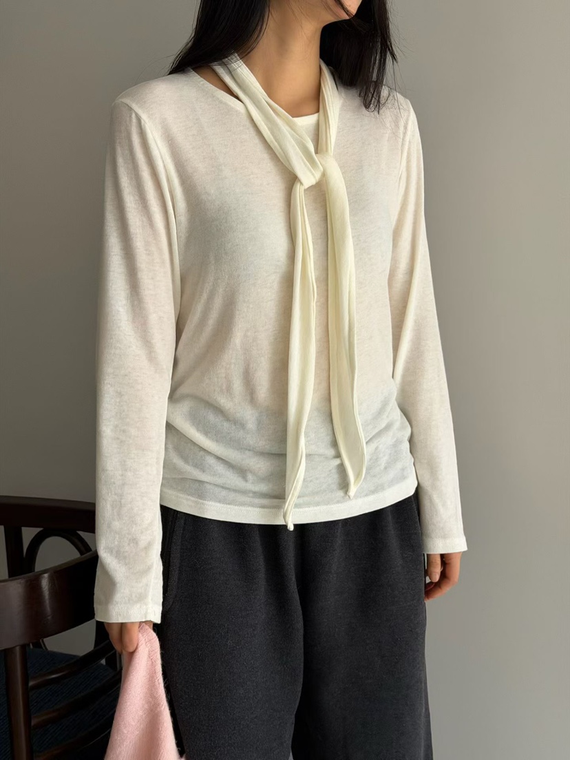 AMY GRACE-A東大門代購女裝新款人氣休閑推薦真品長袖T恤AMY GRACE長袖T恤圖色2