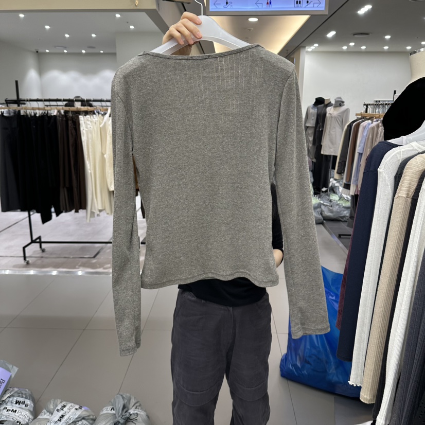 BENE東大門實拍女士新品推薦人氣時尚真品熱賣長袖T恤假兩件SHOP BENE_Bene長袖T恤