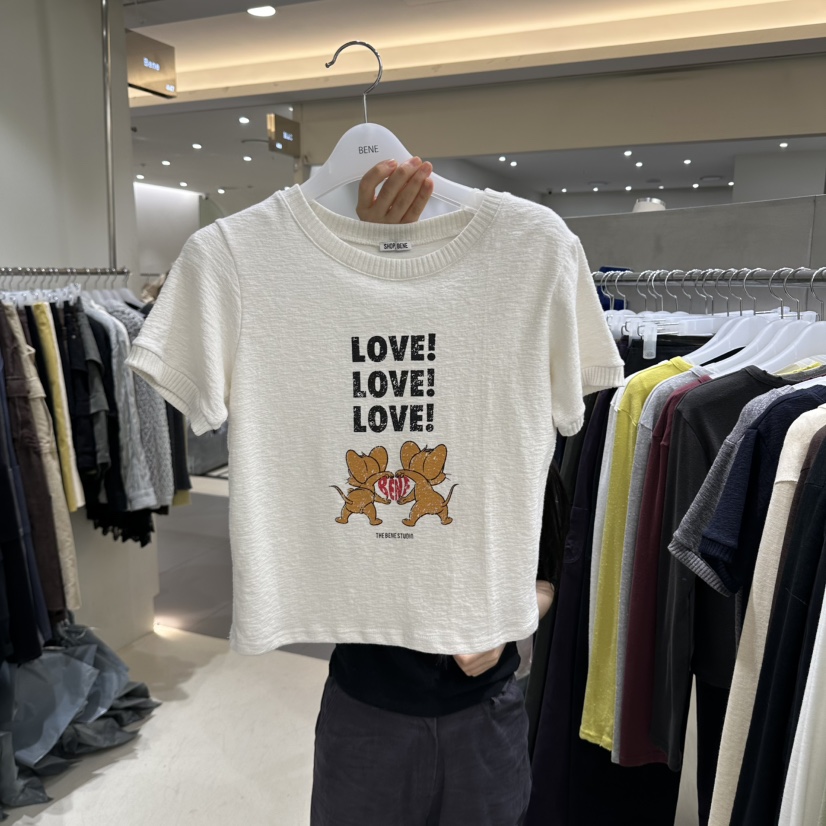 BENE韓國直郵女裝新品熱賣人氣休閑推薦時尚真品T恤SHOP BENE_BeneT恤圖色1