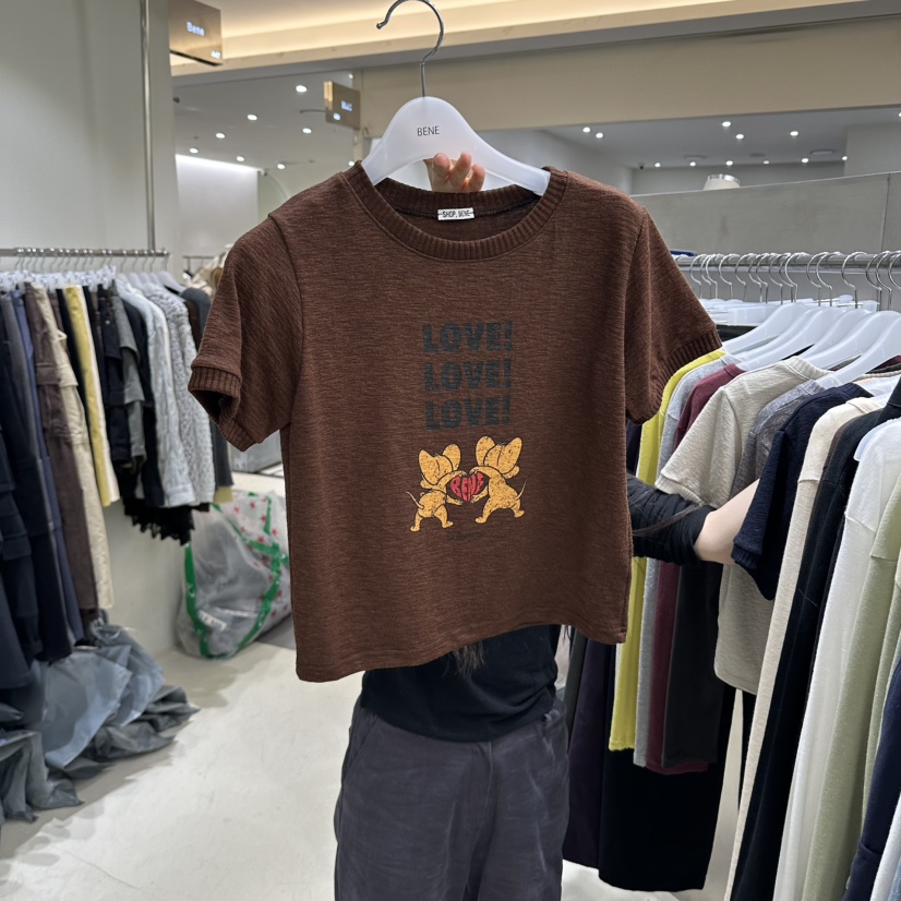 BENE韓國直郵女裝新品熱賣人氣休閑推薦時尚真品T恤SHOP BENE_BeneT恤圖色4