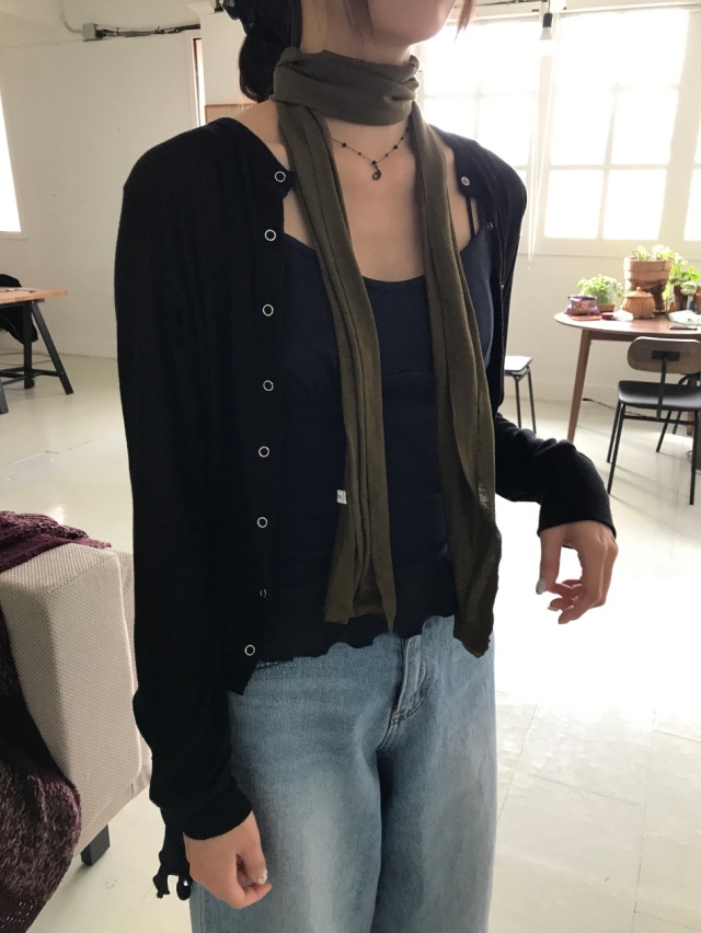 ROOOF東大門直郵女裝新款真品長袖T恤不含內搭和圍巾狗狗開衫ROOOF長袖T恤