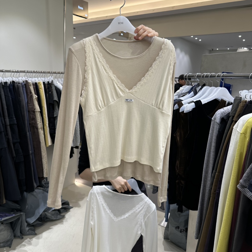 BENE東大門實拍女士新款熱賣人氣時尚推薦真品休閑長袖T恤SHOP BENE_Bene長袖T恤圖色6
