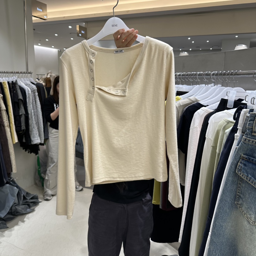 BENE韓國直郵女裝新款時尚人氣真品休閑熱賣推薦長袖T恤SHOP BENE_Bene長袖T恤圖色2