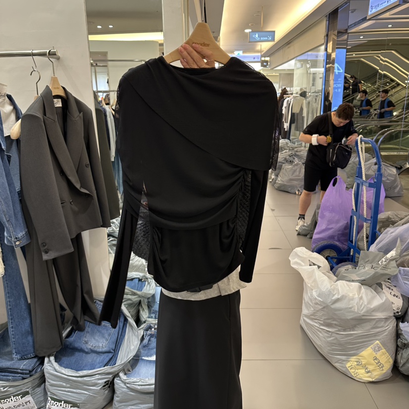 RENDER東大門代購女裝新款熱賣推薦時尚人氣真品休閑長袖T恤RENDER長袖T恤圖色3