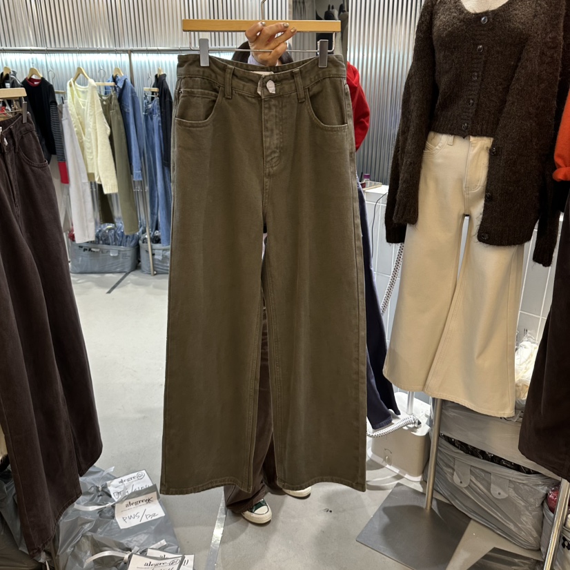 ALEGRE韓國代購女士新品熱賣推薦時尚休閑真品人氣休閑褲ALEGRE休閑褲圖色2