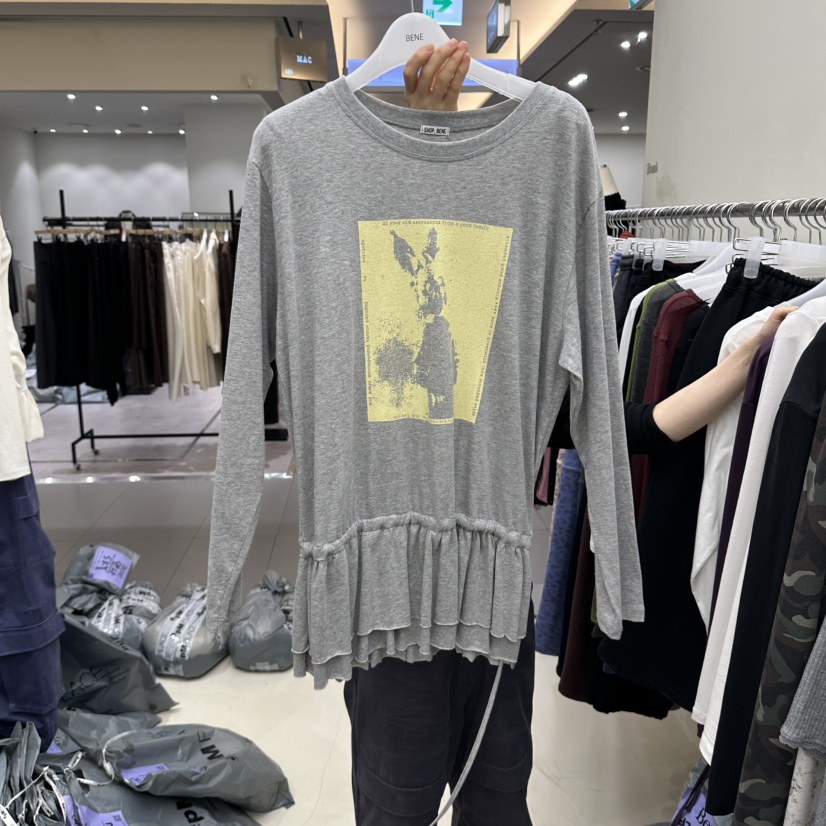 BENE東大門代購女裝新款時尚推薦人氣休閑熱賣真品長袖T恤SHOP BENE_Bene長袖T恤圖色2