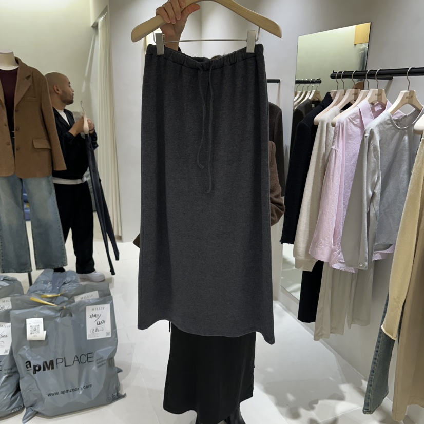 MILLIF東大門代購女士新品推薦休閑真品時尚人氣熱賣長裙MILLIF長裙圖色1墨色