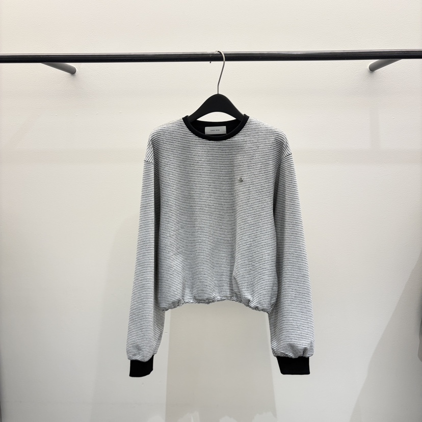 EARLY BIRD東大門代購女士新品時尚人氣推薦休閑衛衣條紋EARLY BIRD衛衣圖色1