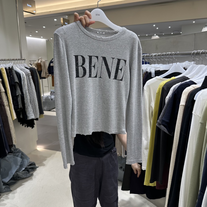 BENE東大門直郵女士新款人氣真品休閑熱賣推薦時尚長袖T恤SHOP BENE_Bene長袖T恤圖色2