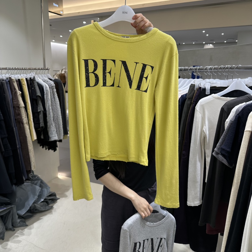 BENE東大門直郵女士新款人氣真品休閑熱賣推薦時尚長袖T恤SHOP BENE_Bene長袖T恤圖色3