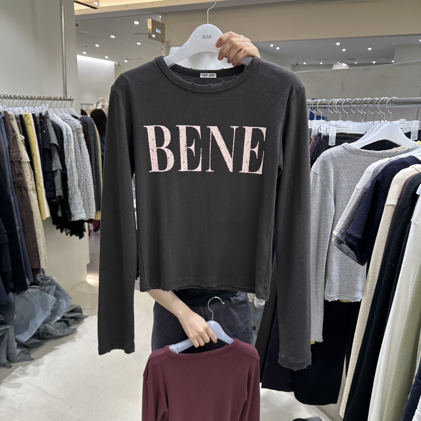 BENE東大門直郵女士新款人氣真品休閑熱賣推薦時尚長袖T恤SHOP BENE_Bene長袖T恤圖色5