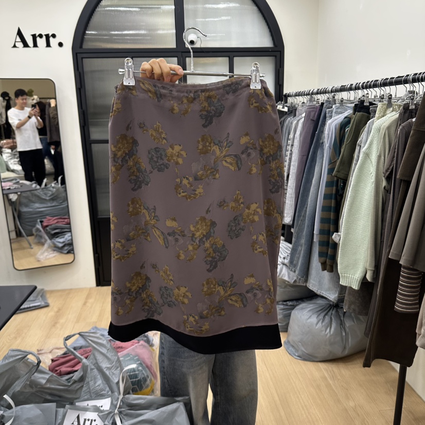 ARR韓國代購女裝新款時尚推薦真品休閑人氣熱賣半身裙中短裙ARR半身裙/中短裙圖色2