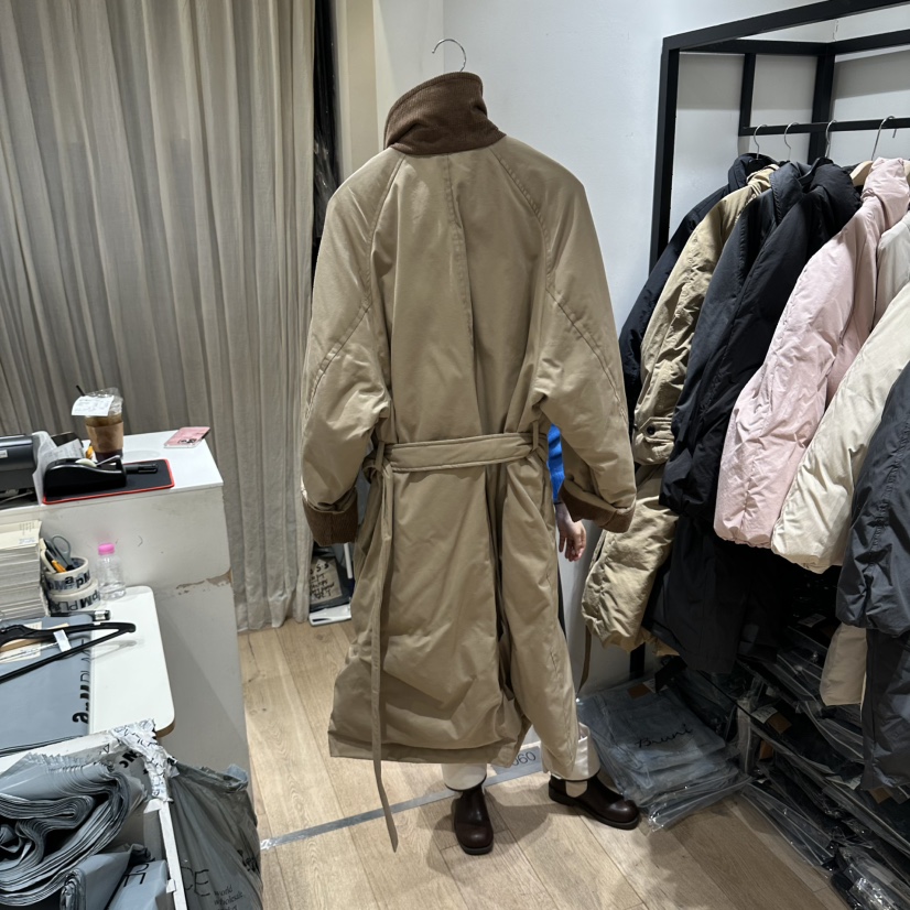 BRUNI/RICOTTA東大門代購女裝新品休閑熱賣時尚長款棉服BRUNI/RICOTTA長款棉服