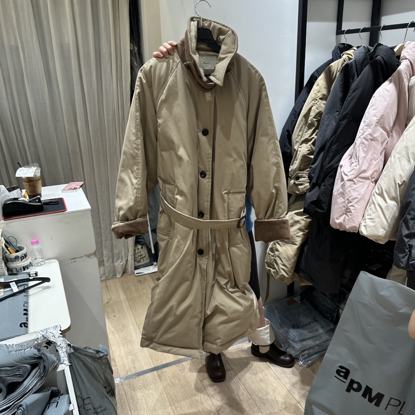 BRUNI/RICOTTA東大門代購女裝新品休閑熱賣時尚長款棉服BRUNI/RICOTTA長款棉服圖色1
