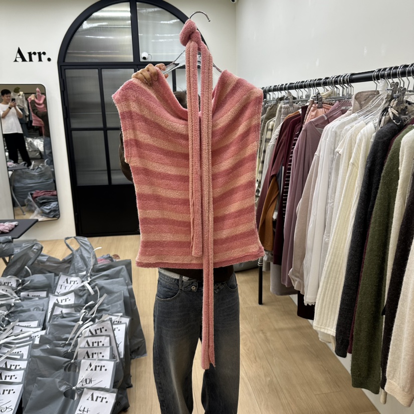 ARR韓國代購女裝新品真品熱賣人氣時尚推薦吊帶背心含圍巾ARR吊帶/背心圖色1