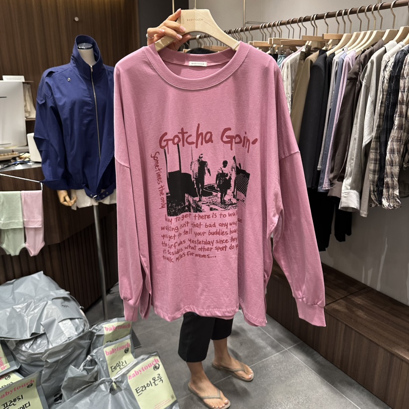 BABYTOUCH韓國直郵女裝新品真品休閑推薦人氣熱賣時尚衛衣BABYTOUCH衛衣圖色1