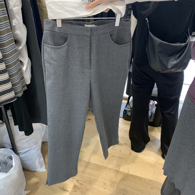 FLAT韓國直郵女裝新品休閑推薦真品熱賣人氣時尚短褲flat短褲圖色1灰