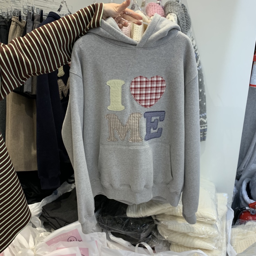 RIVEROOM韓國直郵女裝新款人氣推薦休閑時尚真品衛衣加絨RIVEROOM衛衣圖色2