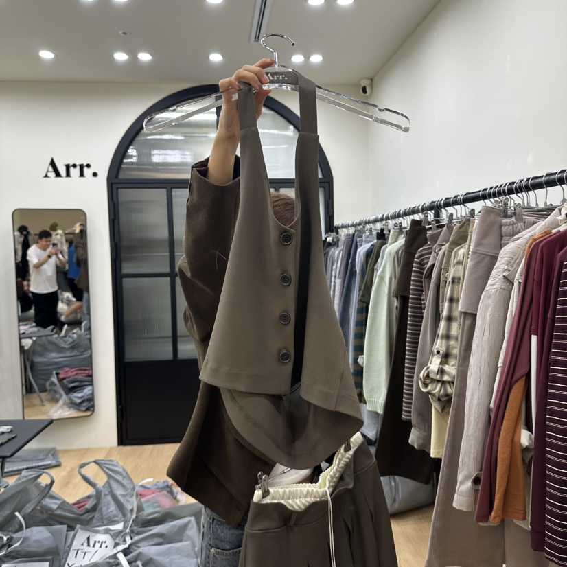 ARR韓國代購女士新品熱賣人氣休閑真品時尚推薦吊帶背心ARR吊帶/背心圖色1
