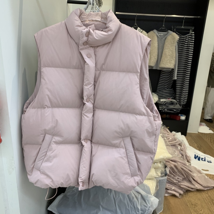 RIVEROOM東大門代購女裝新品時尚熱賣人氣休閑推薦馬甲鵝絨RIVEROOM馬甲圖色1