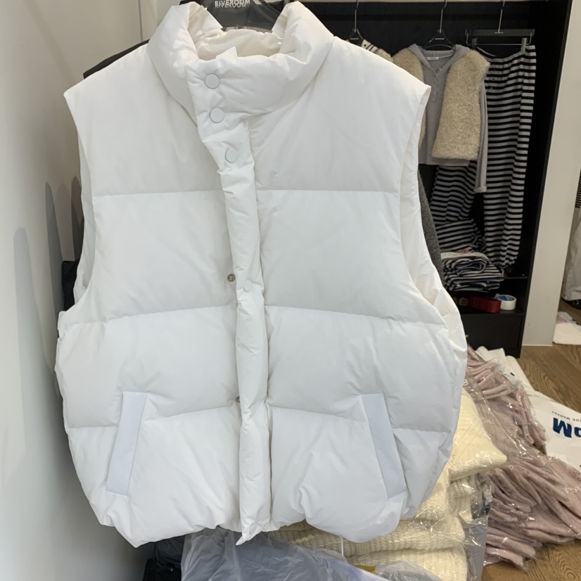 RIVEROOM東大門代購女裝新品時尚熱賣人氣休閑推薦馬甲鵝絨RIVEROOM馬甲圖色3