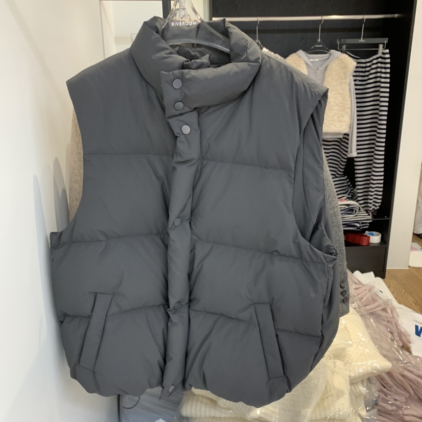 RIVEROOM東大門代購女裝新品時尚熱賣人氣休閑推薦馬甲鵝絨RIVEROOM馬甲圖色4