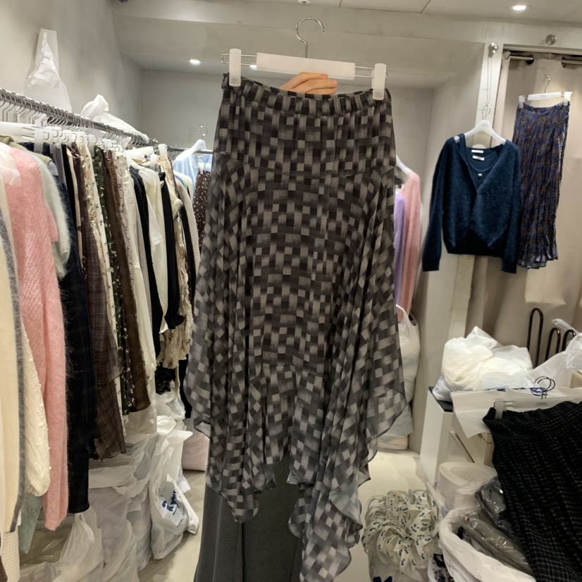 LOGROAD韓國直郵女裝新品真品人氣推薦熱賣休閑半身裙中短裙LOG ROAD半身裙/中短裙
