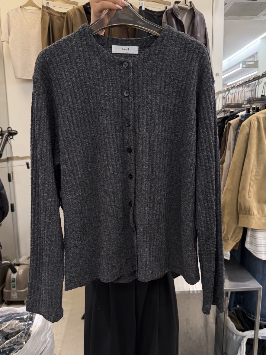 THE SIL東大門代購女裝新品熱賣人氣時尚休閑推薦真品開衫THE SIL/1 2ILLY開衫圖色1墨色