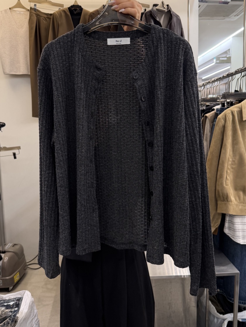 THE SIL東大門代購女裝新品熱賣人氣時尚休閑推薦真品開衫THE SIL/1 2ILLY開衫圖色3