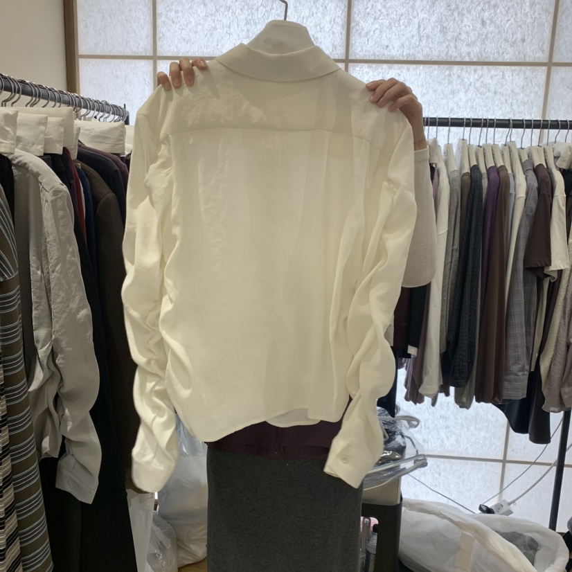 FLAT韓國直郵女士新品真品熱賣時尚休閑人氣推薦襯衫蕾絲衫flat襯衫/蕾絲衫