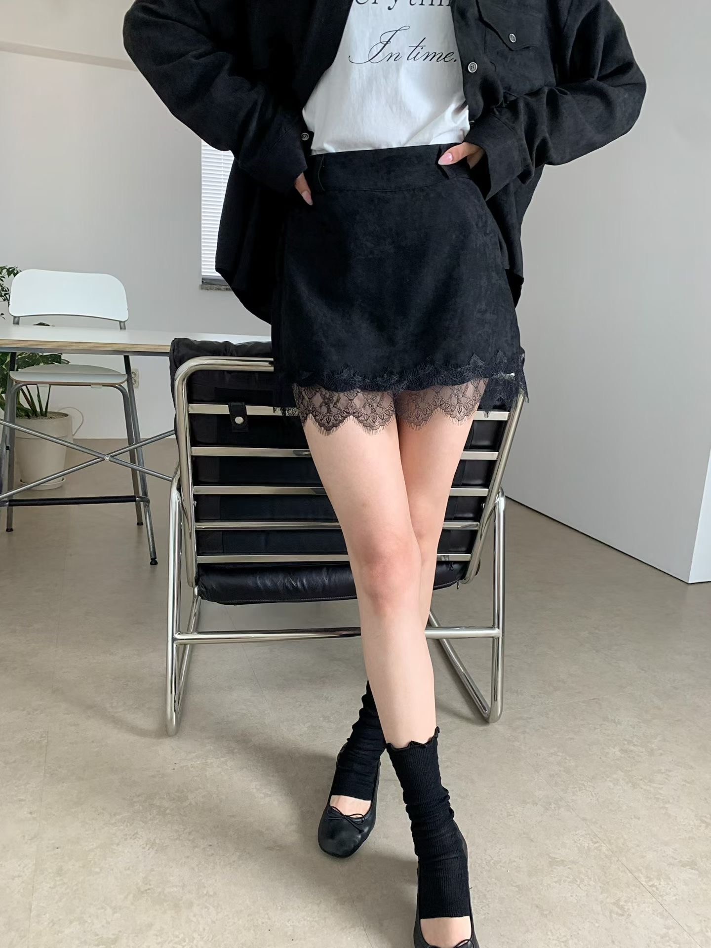 BLACK LINE東大門代購女裝新款真品人氣熱賣休閑時尚短裙BLACK LINE短裙