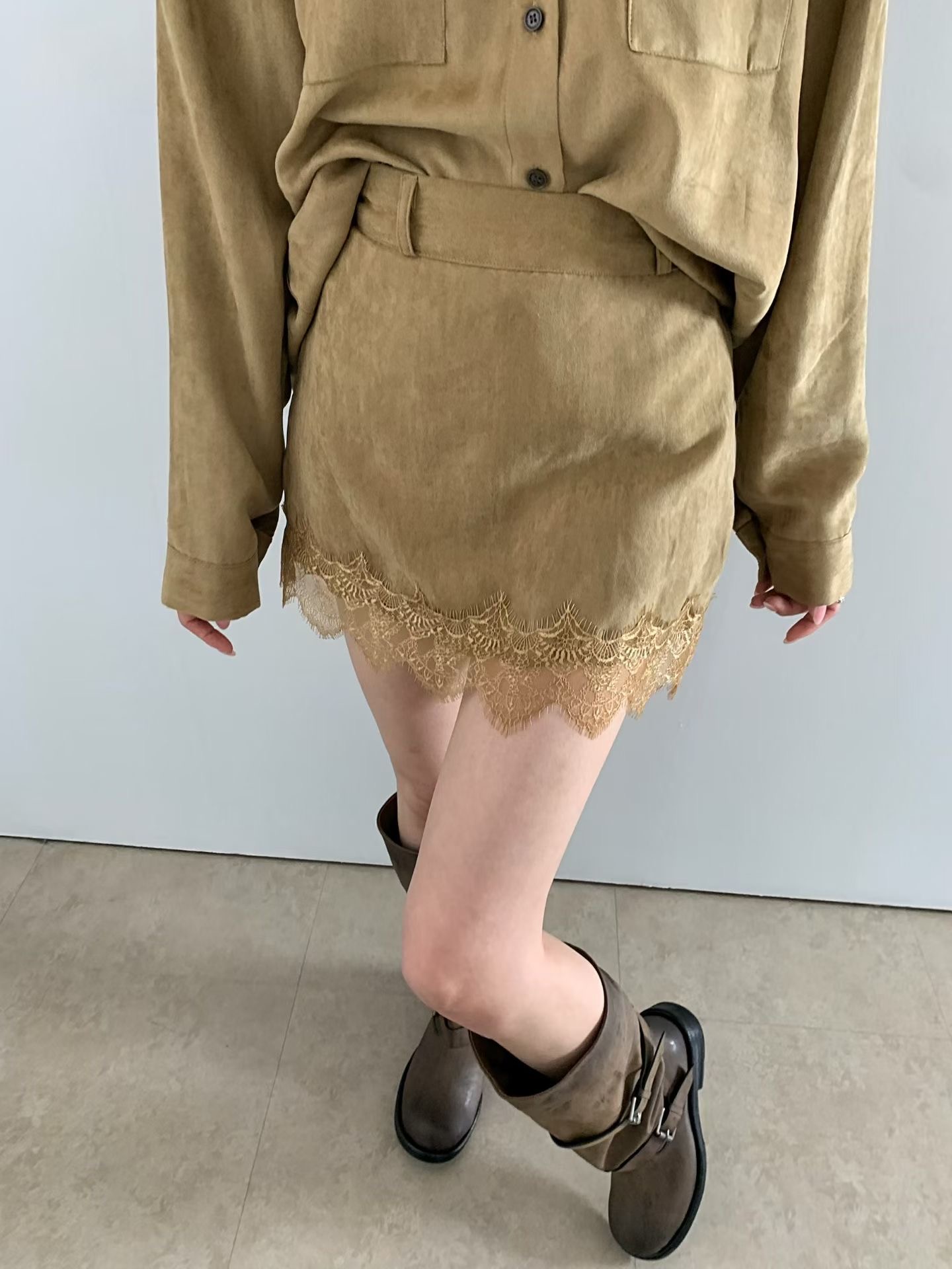 BLACK LINE東大門代購女裝新款真品人氣熱賣休閑時尚短裙BLACK LINE短裙圖色2