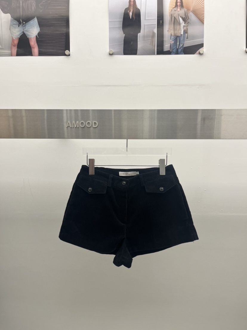AMOOD東大門實拍女裝新品推薦真品熱賣休閑人氣短褲燈芯絨AMOOD短褲圖色2