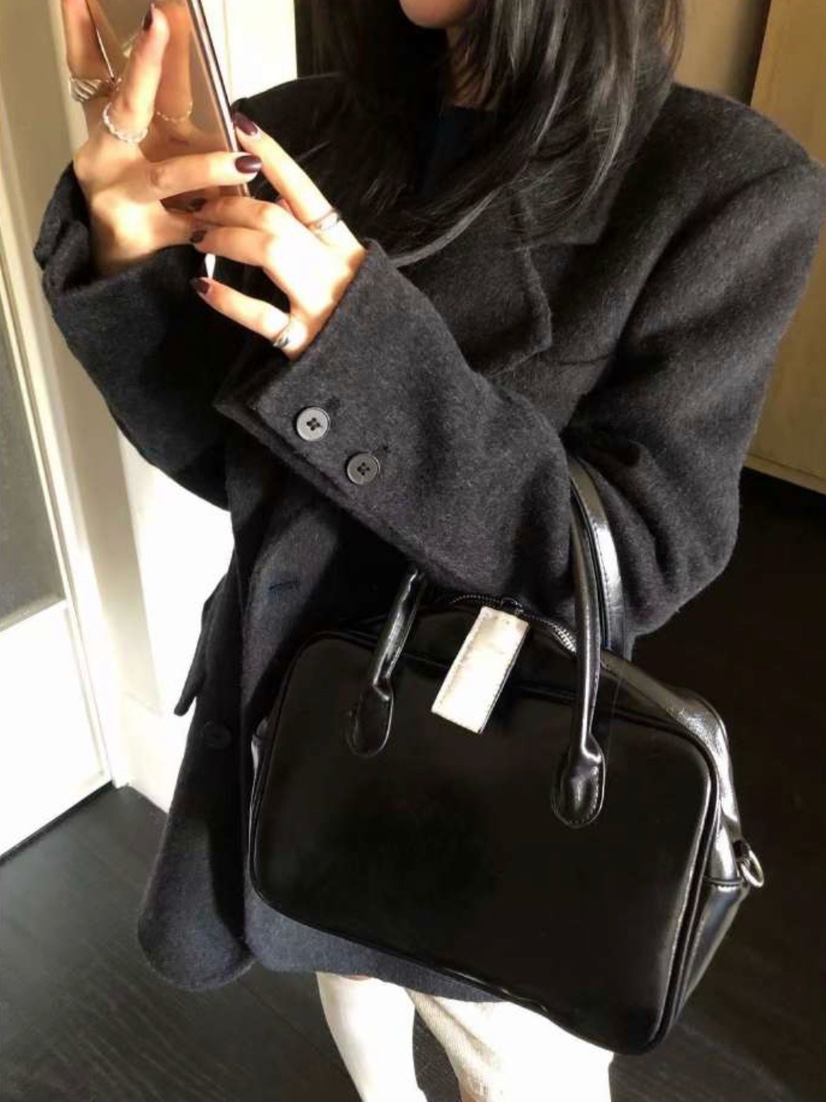DARLUZ_MI韓國代購女裝新款時尚推薦人氣熱賣短款大衣雙按鈕DARLUZ_MI短款大衣