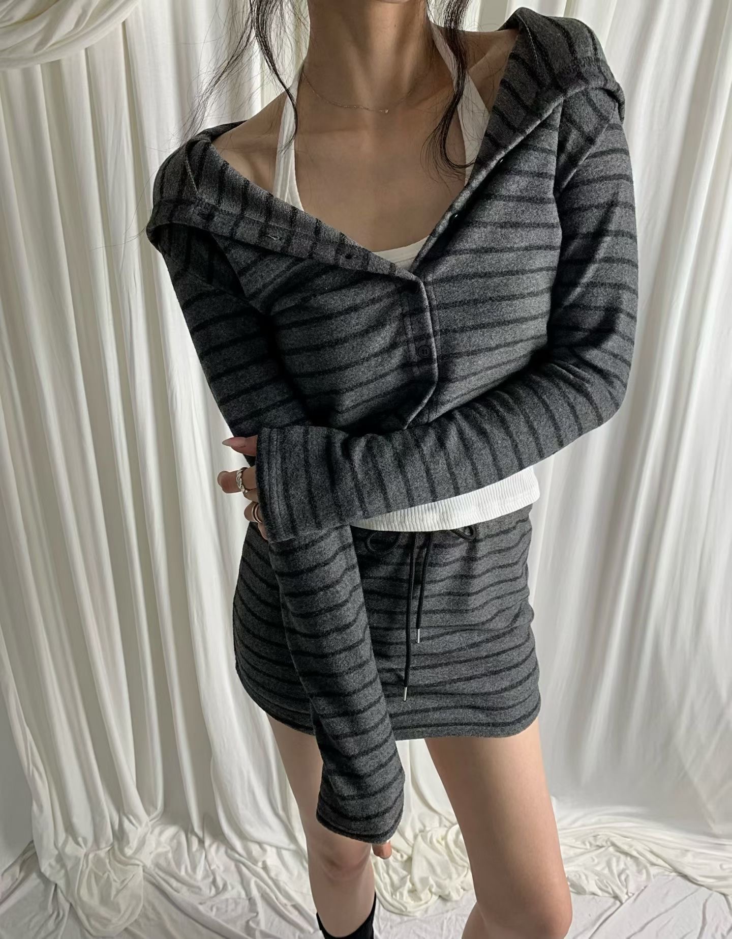 BLACK LINE東大門代購女裝新款時尚真品人氣熱賣休閑套裝BLACK LINE套裝