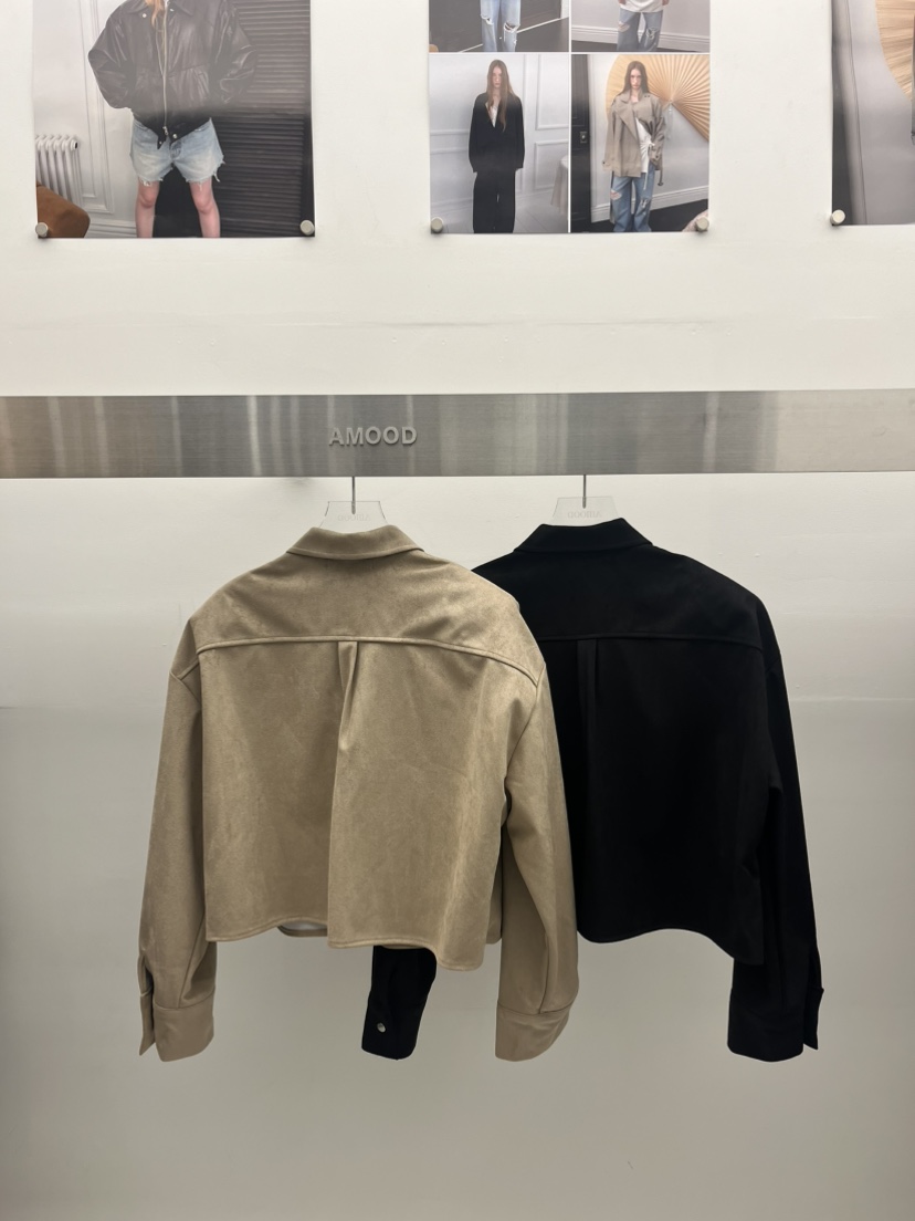 AMOOD東大門代購女士新品人氣時尚真品推薦襯衫蕾絲衫麂皮AMOOD襯衫/蕾絲衫