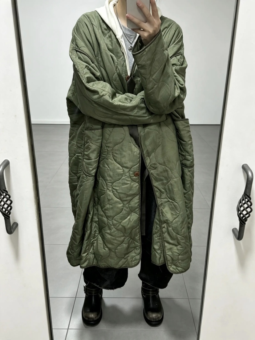ITZEL韓國代購女士新品熱賣休閑人氣真品推薦時尚長款棉服ITZEL長款棉服