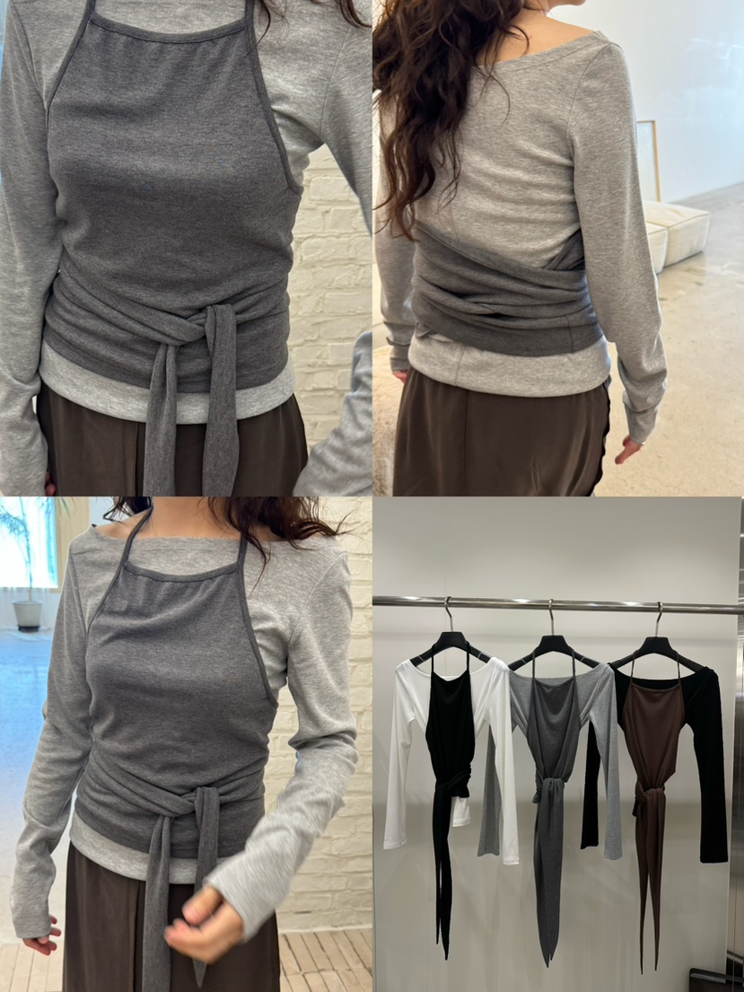 ARTE STUDIO/ATTENTION EDITORIAL東大門直郵女裝新品人氣吊帶背心不含內搭ARTE STUDIO/ATTENTION EDITORIAL吊帶/背心