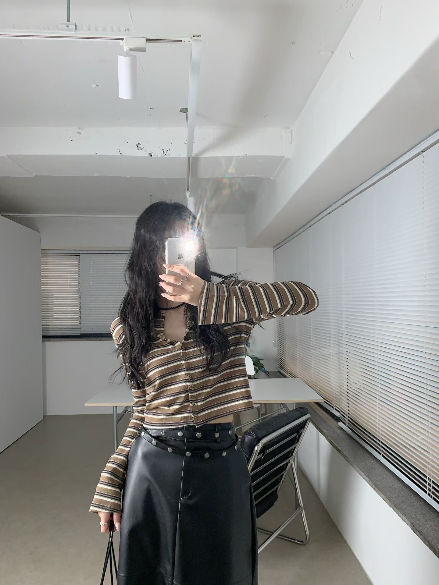 BLACK LINE東大門代購女裝新品休閑推薦熱賣人氣長袖T恤BLACK LINE長袖T恤圖色3