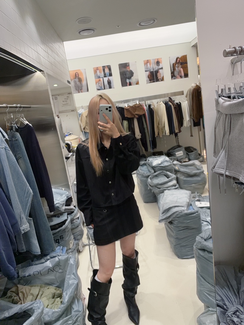 AMOOD東大門代購女士新品人氣推薦真品時尚休閑裙褲皮裙麂皮AMOOD裙褲