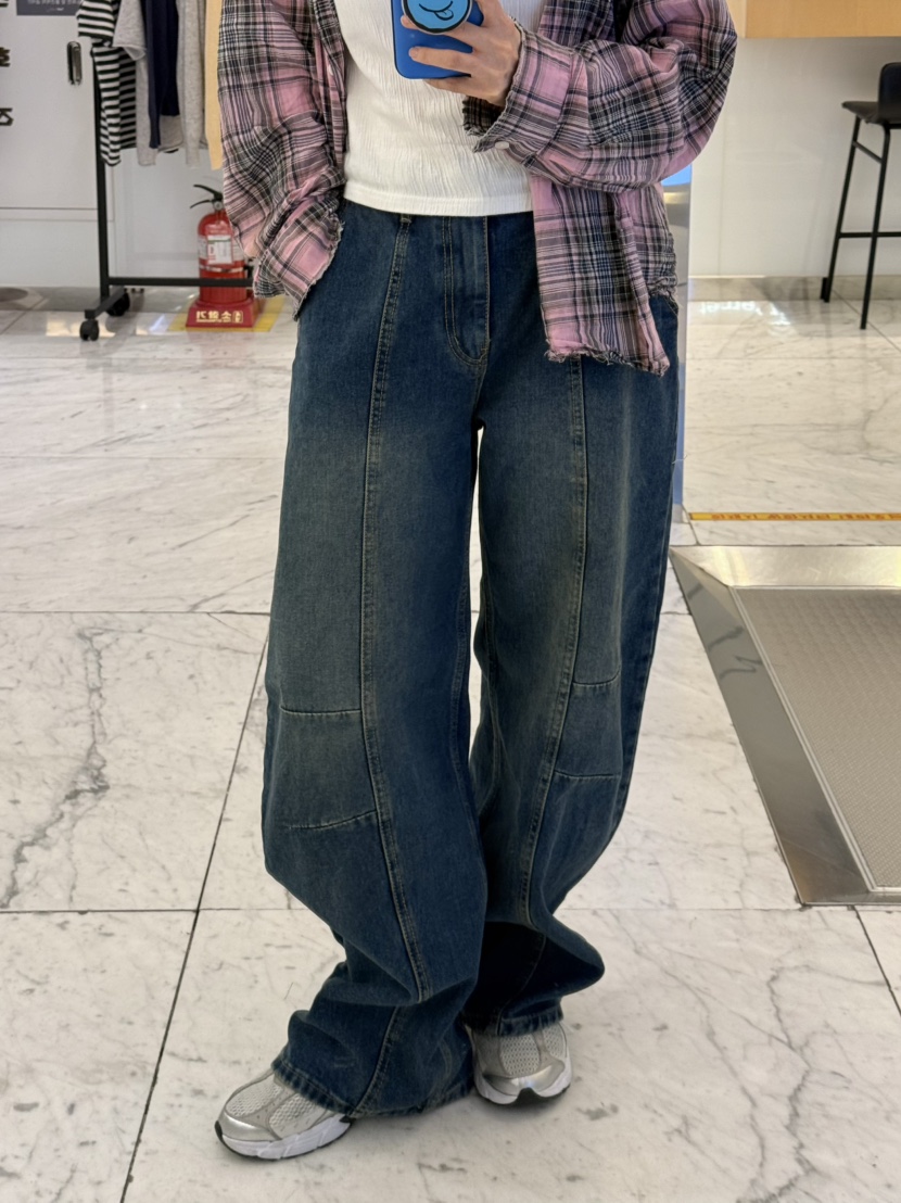 ITZEL韓國直郵女士新款真品人氣時尚休閑熱賣推薦牛仔褲ITZEL牛仔褲圖色1