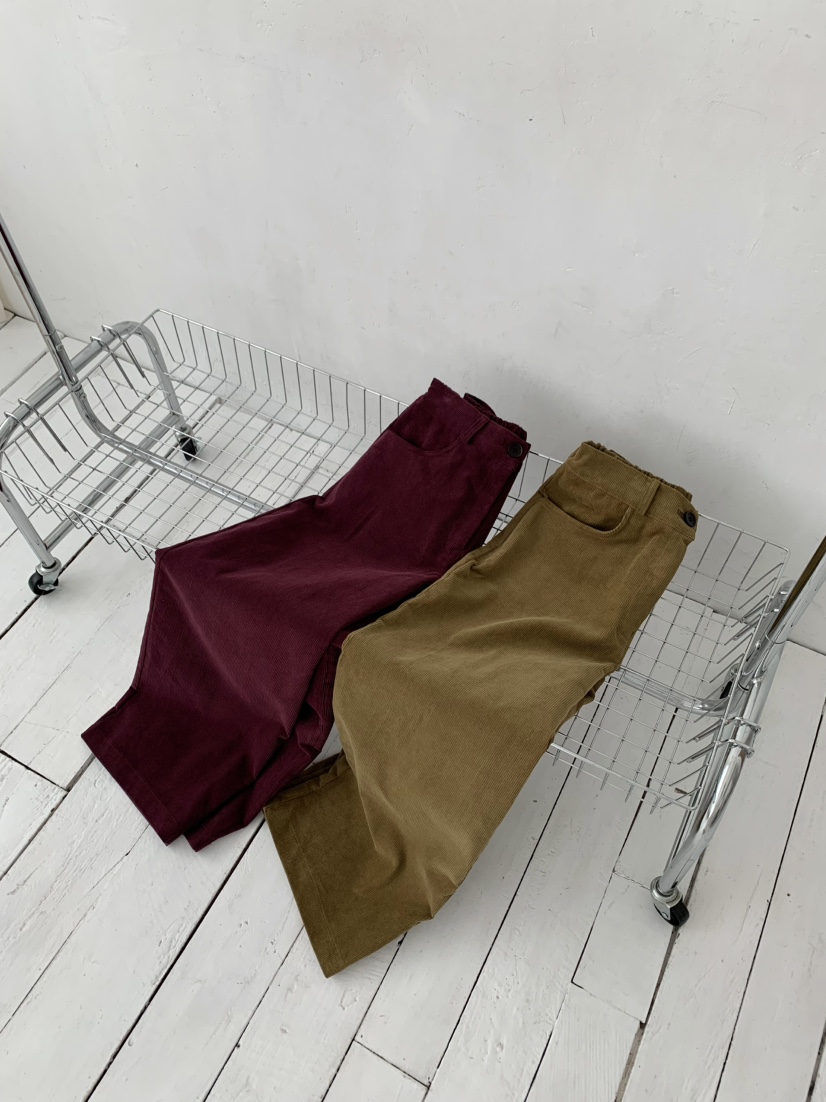 HEUMUTA東大門實拍女裝新款人氣推薦真品時尚休閑褲燈心絨HEUMUTA休閑褲