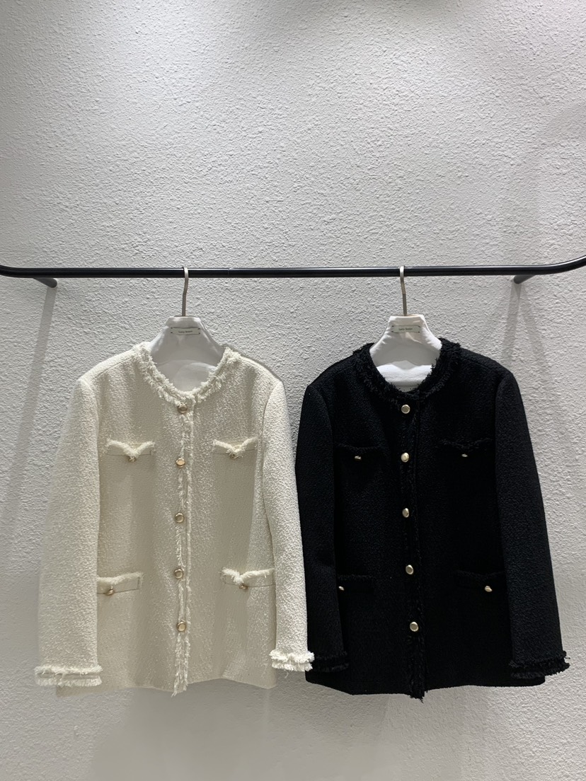 LUCY SALON韓國直郵女裝新品人氣時尚推薦真品夾克粗花呢LUCY SALON夾克